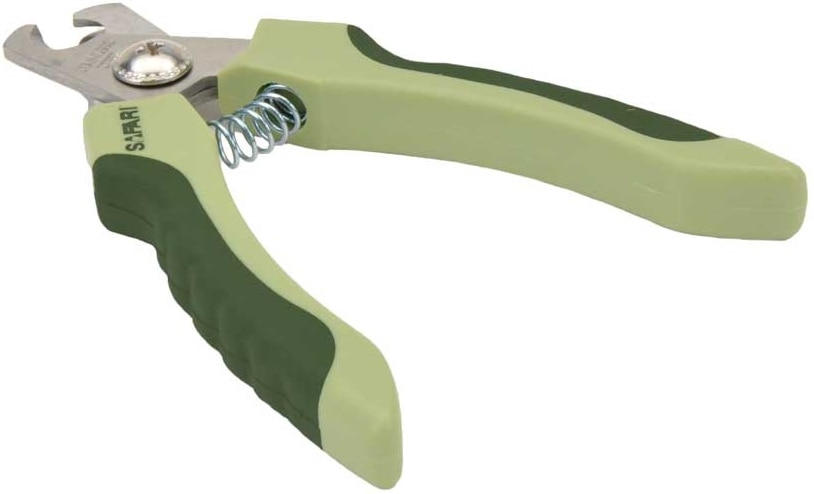 Safari professional stainless steel spring-loaded nail trimmer for dogs